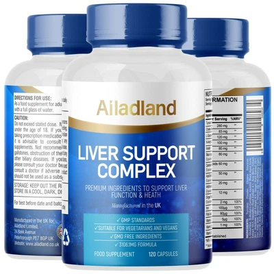 £19.90 • Buy Liver Support Cleanse Detox Health Formula Powerful 3106mg Vegan Capsules MadeUK