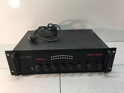 RadioShack MPA-250B 250-Watt PA Professional Stereo Amplifier • $159