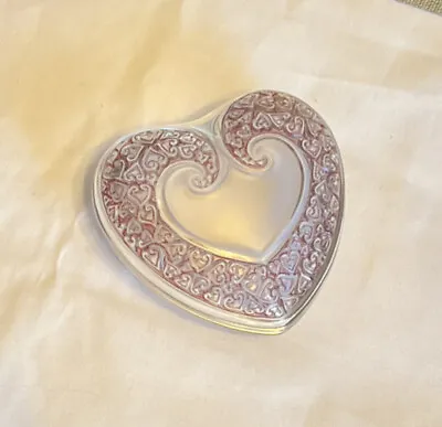 Vintage Lalique Heart Trinket Box (EB84) • $169