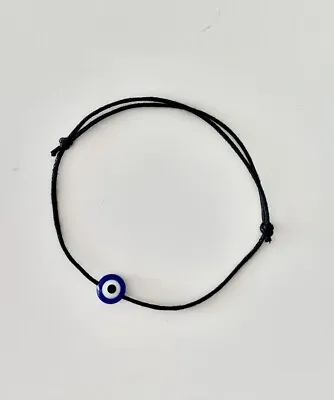 Handmade Evil Eye 🧿Bracelet Black Wristband For Protection Prosperity Luck 2024 • $7.99