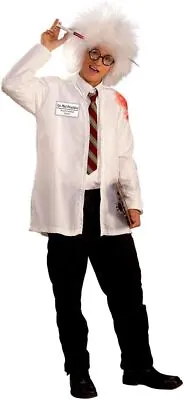 Dr. Mel Practice Doctor Mad Scientist Lab Coat Dress Up Halloween Adult Costume • $40.95