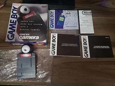 Nintendo Game Boy Camera Boxed With All Paper Work Retro • £54.99