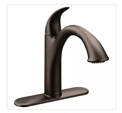 MOEN Camerist Single-Handle Pull-Out Sprayer Kitchen Faucet Oil Rubbed Bronze • $115