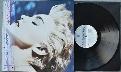 Madonna~True Blue Japan First Press W/ POSTER Sire P-13310 Vinyl LP 1986 NM • $53.99