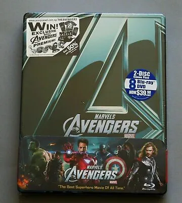 Avengers - Singapore Blu-ray Viva Metal Box ( Not A Steelbook ) * New - Thor • £21.97