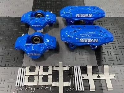 Genuine Nissan Skyline R33 ECR33 Brake Caliper 4POT/2POT Overhauled BLUE JDM • $1540