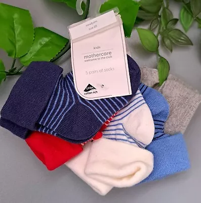Baby Boy Newborn Bnwt Mothercare Thick Supersoft Socks • $3.16