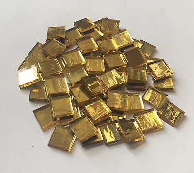 100 1/2  Gold SILVERCOAT MIRROR (discontinued) Glass Mosaic Tiles • $6.75