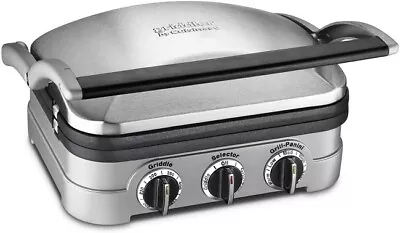 Cuisinart Griddler GR-4NP1 Compact Grill & Panini Press 5-IN-1. Not Ship To CA • $69.99