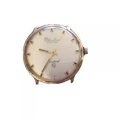 Solid 14k Gold Vintage 1970's Men's Lucien Piccard Seashark Automatic Watch Runs • $600