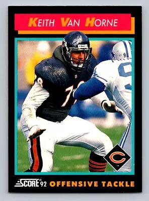 1992 Score Keith Van Horne #404 Chicago Bears • $1.49