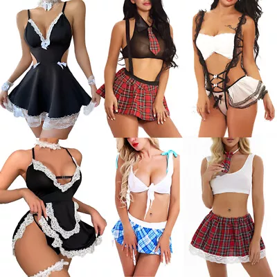 Sexy Cosplay Costume Outfit Lingerie Underwear Nightwear Teddy Halloween Dress • $15.99