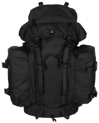 German Army 80L Tactical Backpack Mountain Black Bundeswehr MFH Airsoft • $124