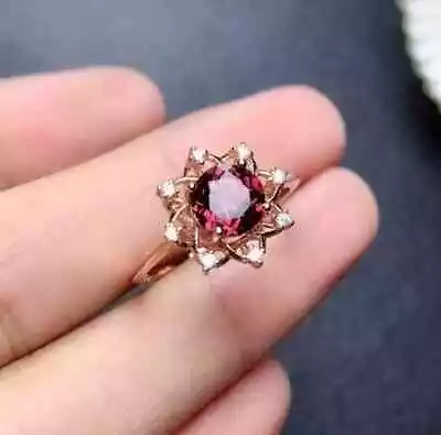 2Ct Round Cut Lab Created Pink Ruby Engagement Ring 14K Rose Gold Plated • $160