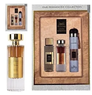 *GIFT SET* Oud Romancea Perfume Gift Set Men And Women 100ml By Ard Al Zaafaran • £20.99