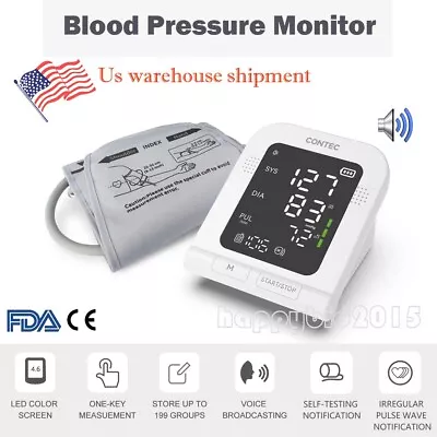 Digital Blood Pressure MonitorElectronic SphygmomanometerNIBP Monitorvoice • $18.99