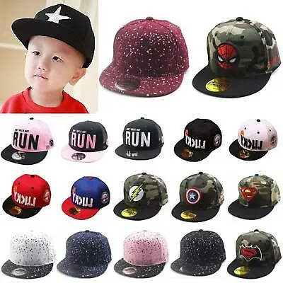 £7.19 • Buy Kids Baby Boys Girls Army Hats Toddler Summer Baseball Cap Hip Hop Snapback Caps