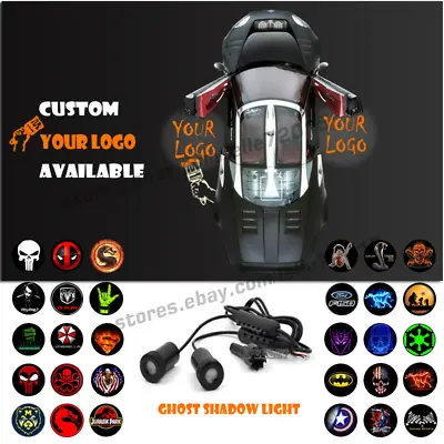 Customize Your Logo Car Door Projector Laser Courtesy Ghost Shadow Welcome Light • $57.33