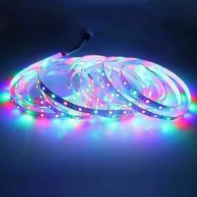 300 LED 12V 5M 16ft 3528 5050 RGB SMD Flexible Strip Light With 3M Tape US • $10.44