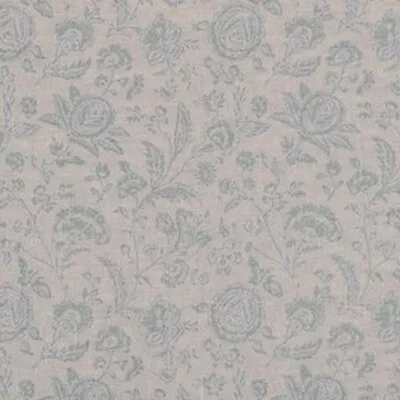 Cabbages And Roses - Provence Toile Natural - Aqua - Fabric - 86cm X 139cm • £61