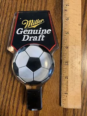 Vintage Miller Genuine Draft MLS Soccer Acrylic Beer Tap Handle • $13