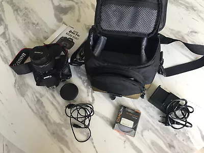 Canon EOS 650D Camera Rebel T4I & All Accessories - Used Only A Few Times • $400