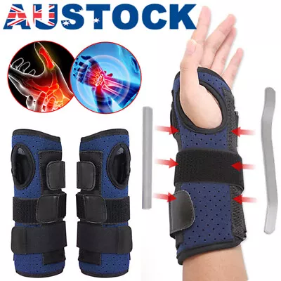 Carpal Tunnel Sprain Wrist Brace Night Sleep Wrist Support Splint For Men Women • $10.25