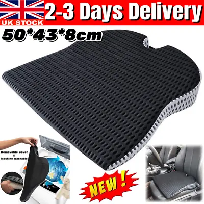 Car Seat Cushion Thick Wedge Memory Foam Office Chair Comfort Pad Mat Universal • £17.89