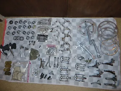 $115.50 • Buy Massive Misc Campagnolo Pieces And Parts Lot Super Nuovo Record Vintage 2nd Lot