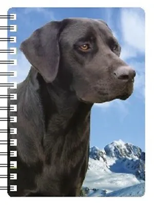 Black Labrador Looking Sideways 3D Notebook Ideal Birthday Gift • £3.99