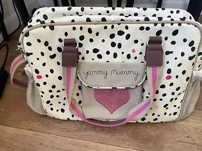 £15 • Buy Pink Lining Yummy Mummy Changing Bag - Dalmation Fever