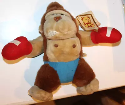 VTG 1980s Donkey Kong KO Plush NWT Gorilla Boxing Gloves Nintendo Video Game NOS • $39.99