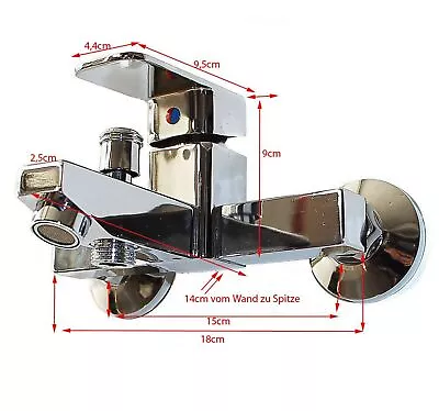 Mixer Tap Shower Fitting Bathtub Fitting For Bath And Shower (S11Armatur) • £23.02