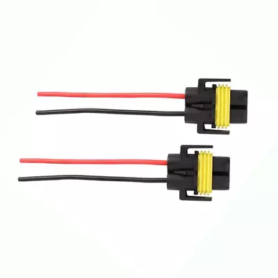 Wire Pigtail Female S H11 Harness Head Light Low Beam Bulb Connector Repair 2PCS • $5.69