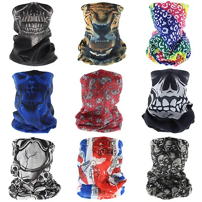 £4.99 • Buy Snood Face Mask Covering Scarf Mens Ladies Neck Warm Black Camo