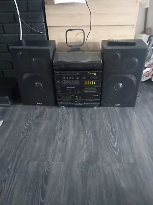 £70 • Buy Aiwa CX-790 Stereo System - Cassette, Radio ,Record Player, Speakers