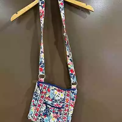 Vera Bradley Crossbody Summer Cottage Colorful Floral  • $17