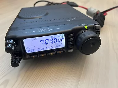 Yaesu FT-100DM (HF/50/144/430MHz 50W Junk)+Auto Tuner YT-100 Amateur Ham Radio  • $399.99