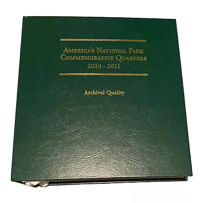 Coin Album By Littleton National Park Quarters 2010-2021 Both P&D Mints #LCA73 • $16
