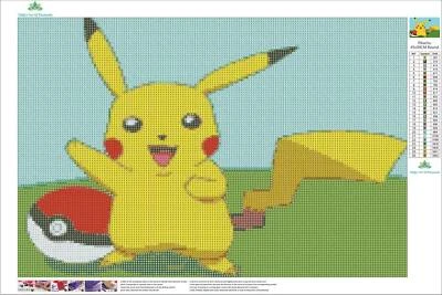 $20 • Buy Full Drill Diamond Painting Diamond Art AU Stock POKEMON PIKACHU