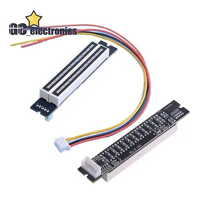 Dual 12 Stereo LED Level Indicator VU Meter Light Speed Adjustable DIY Kit A3GU • $5.63