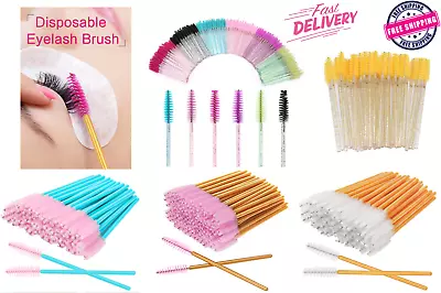 300 Pcs Disposable Mascara Wands Brushes Extensions Eye Lash Wand Makeup Tool • $7.99