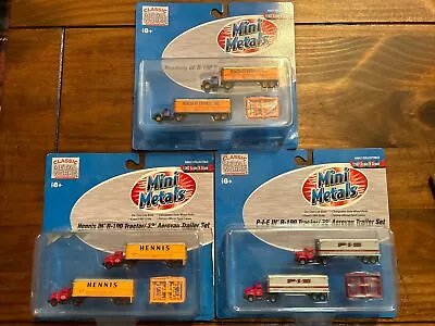 N Scale Mini Metals Tractor Trailer Aerovan PIE Hennis Roadway Express • $35