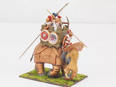Warlord 28mm Ancients Macedonian Successors War Elephant. Painted. Blue 533 • £50
