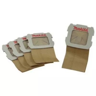 MAKITA 5pce PAPER DUST BAG 194746-9 - SUIT BO5041 DBO180 BO5030 ETC • $13.96