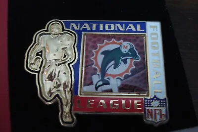 Miami Dolphins NFL Running Back Team Old Logo Lapel Hat Pin • $5.99