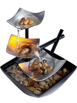 HoMedics Silver Springs Envira Scape Illuminated Zen Relaxation Fountain 747 • $27.99