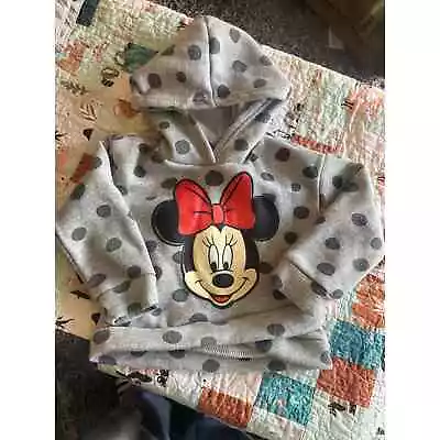 Disney Minnie Mouse Polka Dot Hoodie 4t • $18