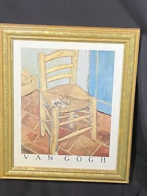 Van Gogh Chair Framed 8 X 10” Print  • $59.99
