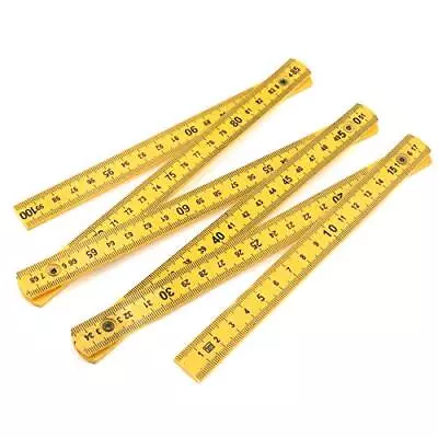 Folding Ruler Measuring Stick 3.28 Foot Foldable Design Centimeter CM Slide F... • $12.18